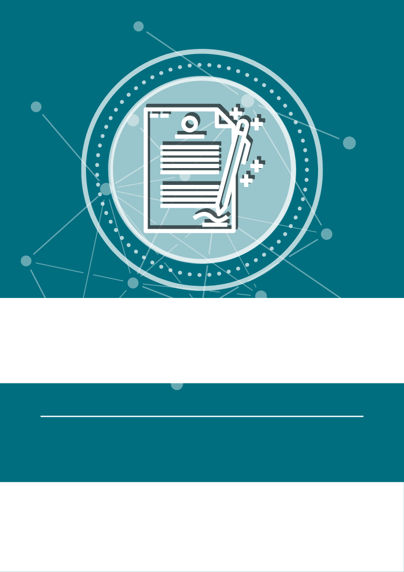 Plantilla en blanco estilo azul